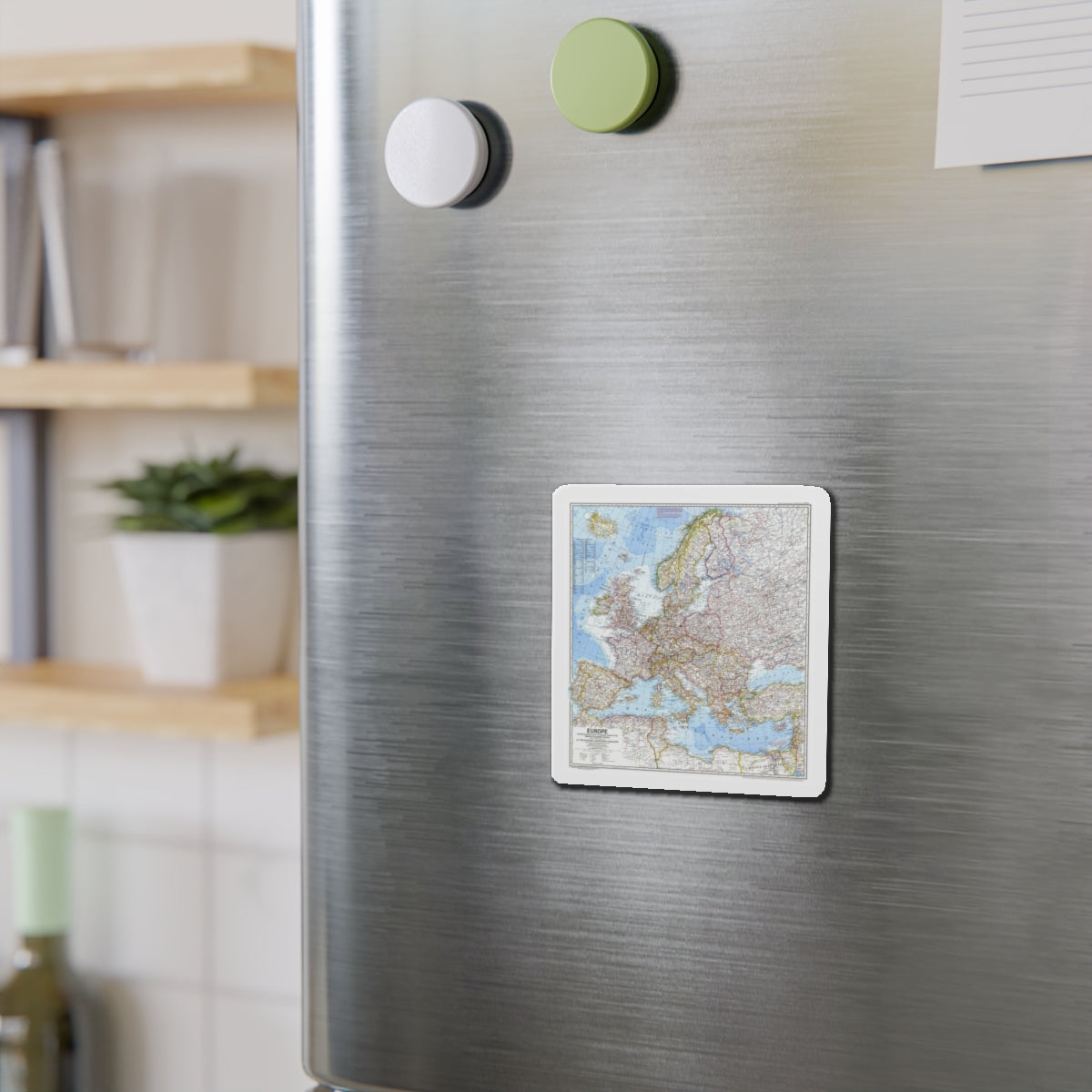 Europe (1969) (Map) Refrigerator Magnet-The Sticker Space