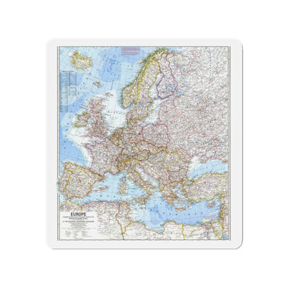 Europe (1969) (Map) Refrigerator Magnet-2" x 2"-The Sticker Space