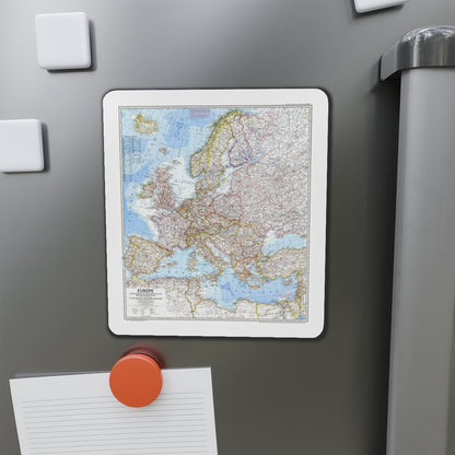 Europe (1969) (Map) Refrigerator Magnet-The Sticker Space