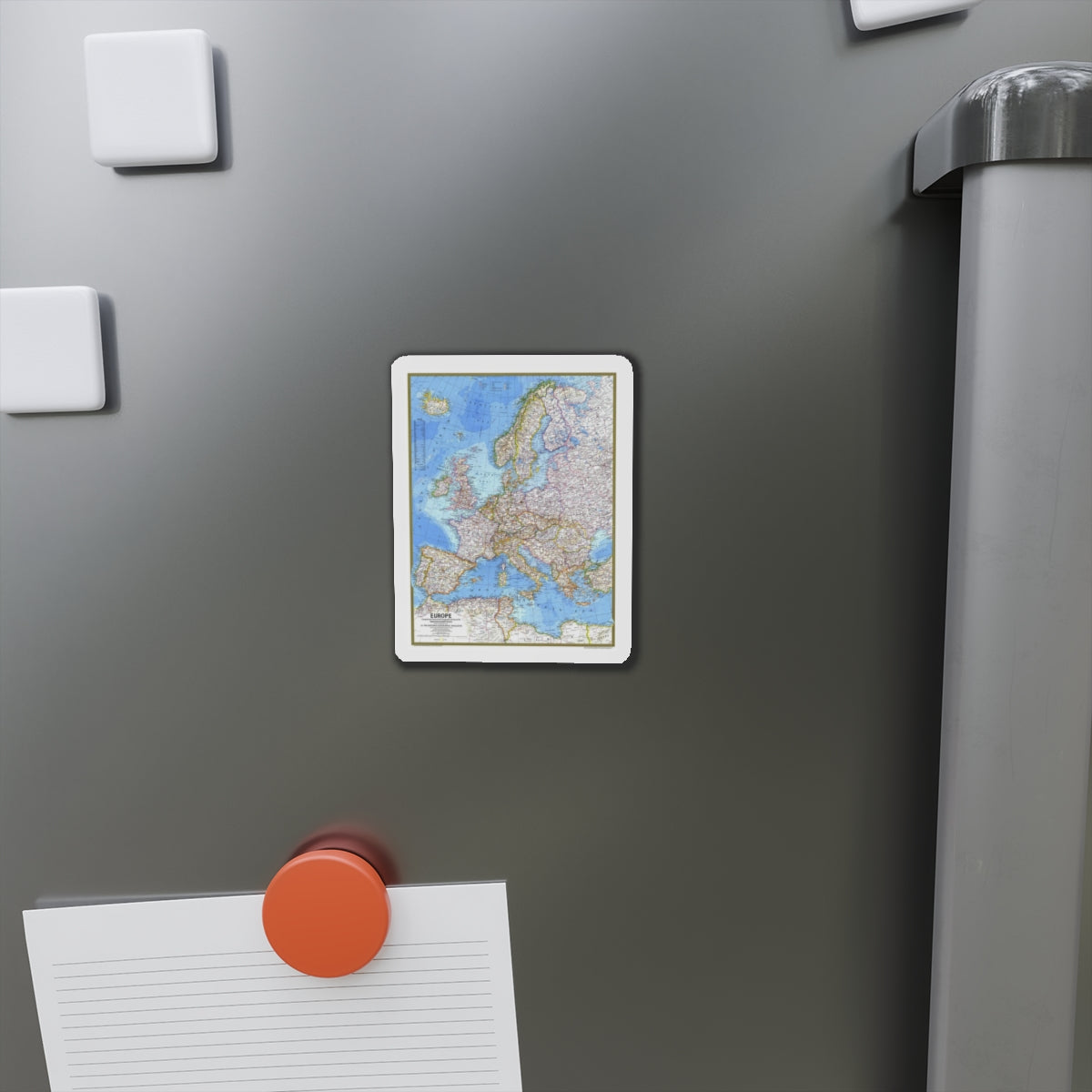 Europe (1977) (Map) Refrigerator Magnet-The Sticker Space