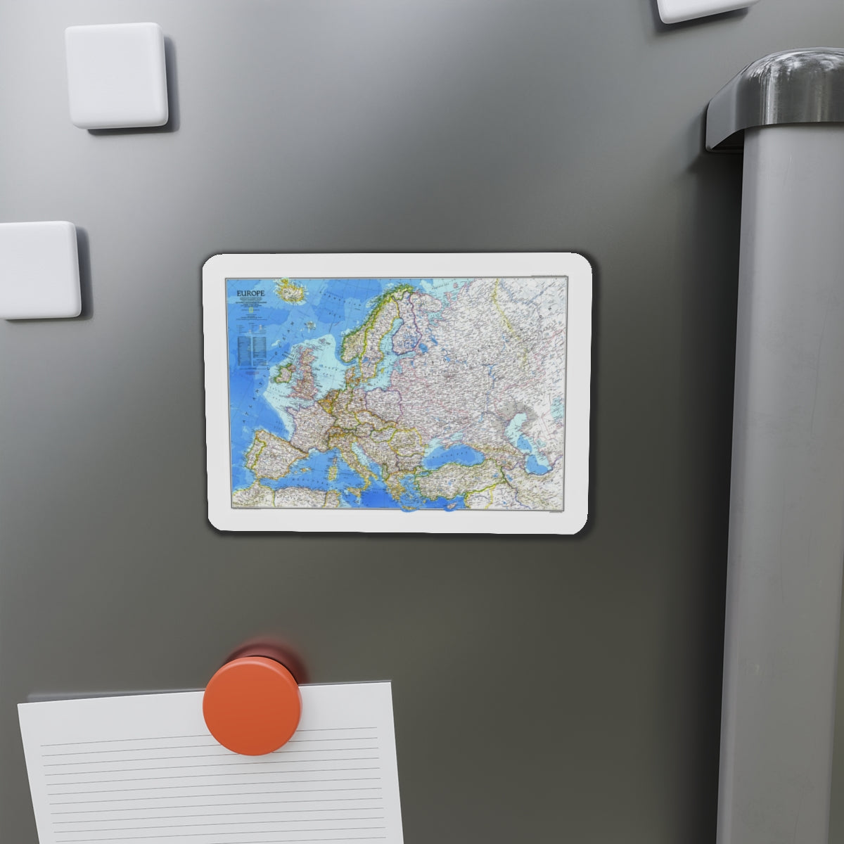 Europe (1983) (Map) Refrigerator Magnet-The Sticker Space