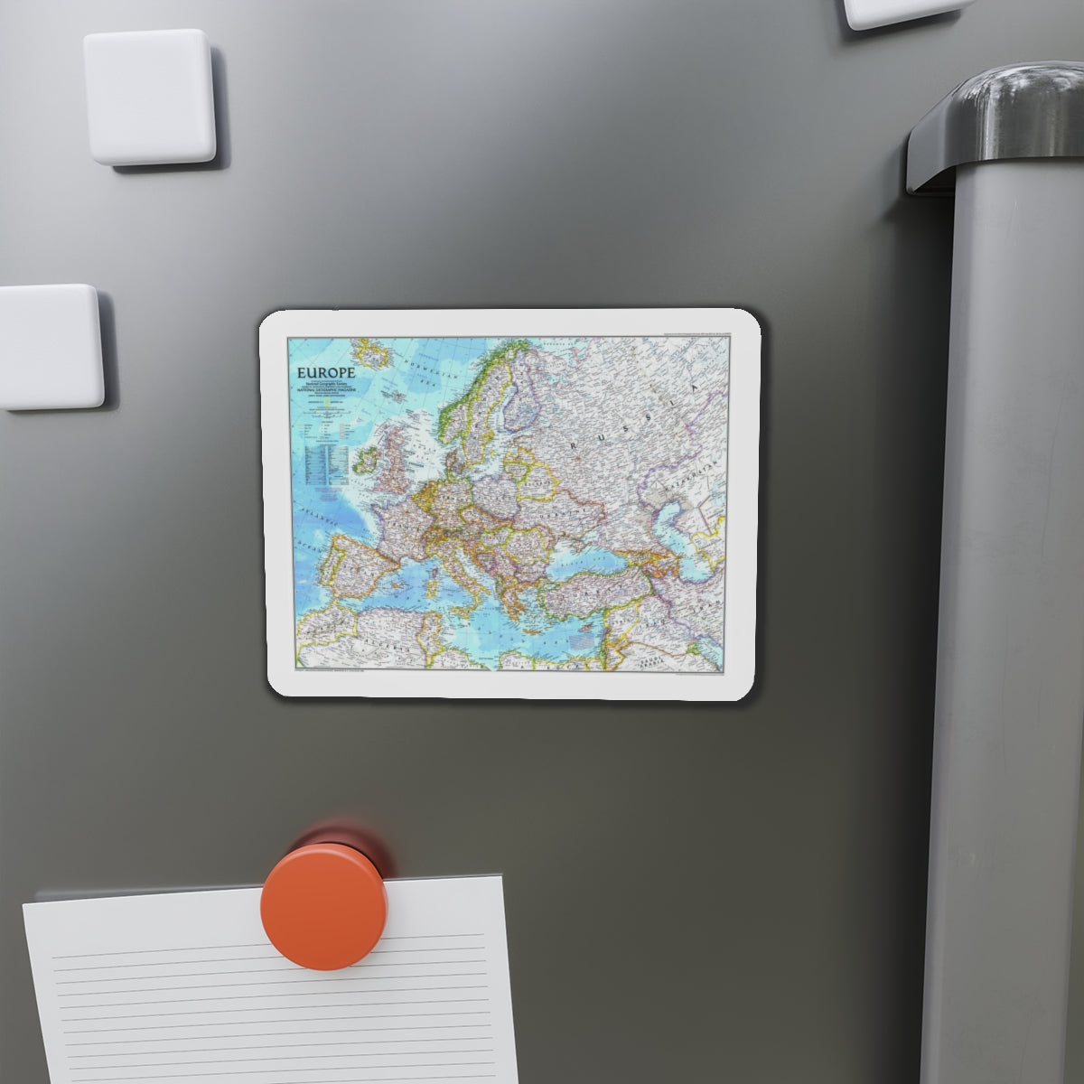 Europe (1992) (Map) Refrigerator Magnet-The Sticker Space