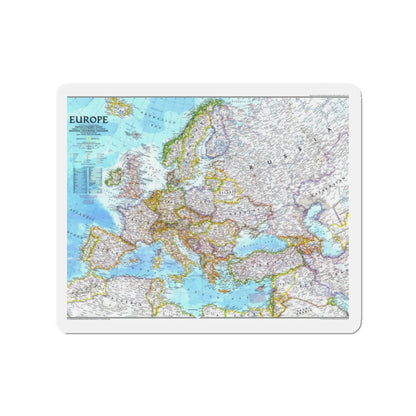 Europe (1992) (Map) Refrigerator Magnet-2" x 2"-The Sticker Space