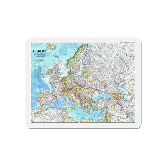 Europe (1992) (Map) Refrigerator Magnet 6 Inch - The Sticker Space