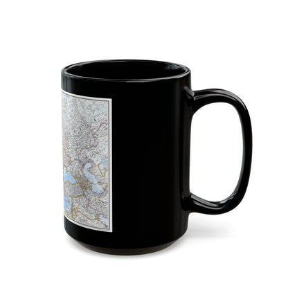 Europe (2004) (Map) Black Coffee Mug-The Sticker Space