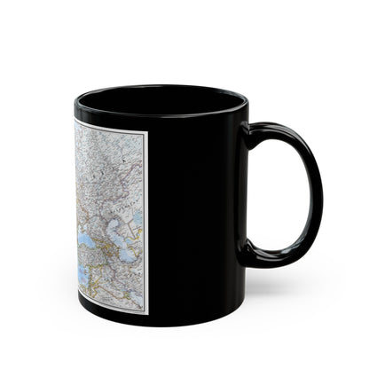 Europe (2004) (Map) Black Coffee Mug-The Sticker Space