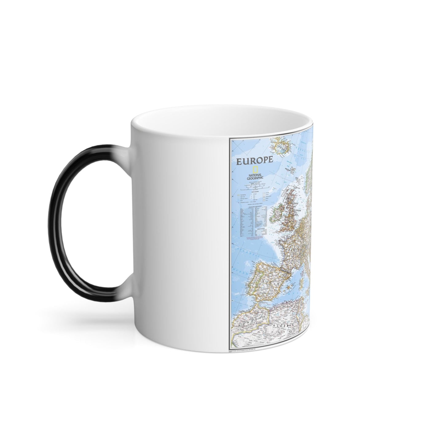 Europe (2004) (Map) Color Changing Mug 11oz-11oz-The Sticker Space