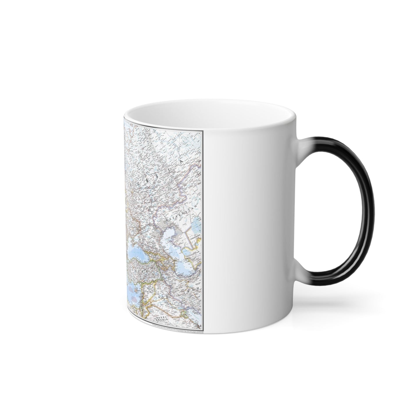 Europe (2004) (Map) Color Changing Mug 11oz-11oz-The Sticker Space