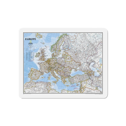 Europe (2004) (Map) Refrigerator Magnet-5" x 5"-The Sticker Space