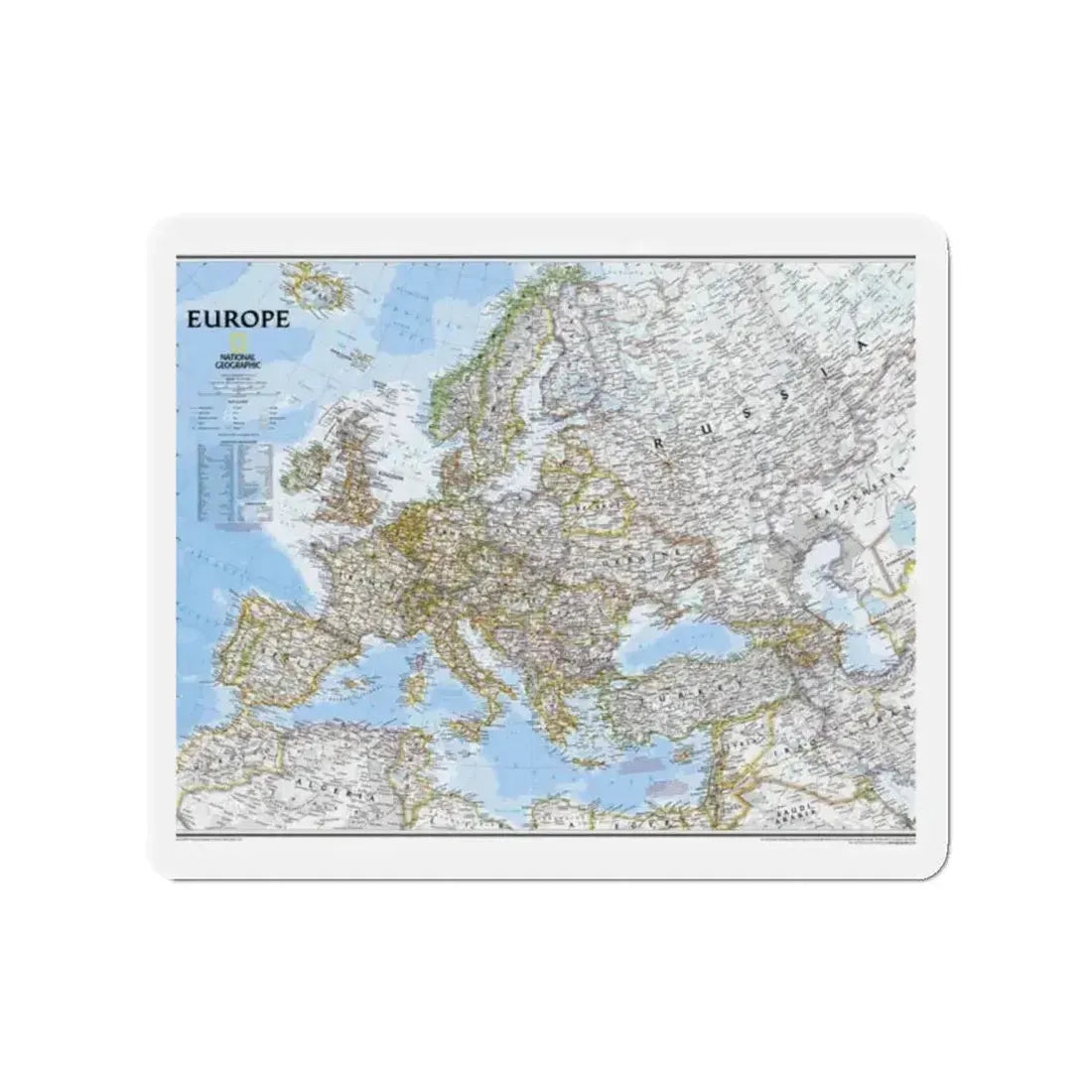 Europe (2004) (Map) Refrigerator Magnet - The Sticker Space