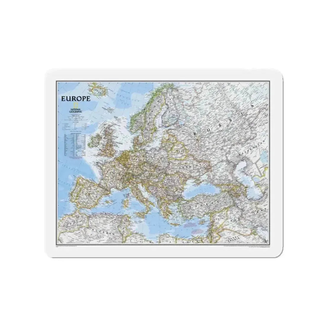 Europe (2004) (Map) Refrigerator Magnet - The Sticker Space