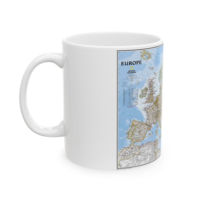 Europe (2004) (Map) White Coffee Mug-The Sticker Space