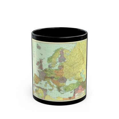 Europe and the Near East (1929) (Map) Black Coffee Mug-11oz-The Sticker Space