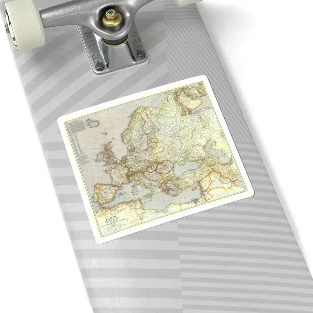 Europe and the Near East (1940) (Map) STICKER Vinyl Kiss-Cut Decal - The Sticker Space