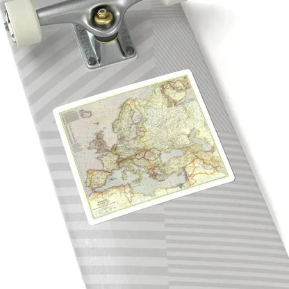 Europe and the Near East (1940) (Map) STICKER Vinyl Kiss-Cut Decal - The Sticker Space