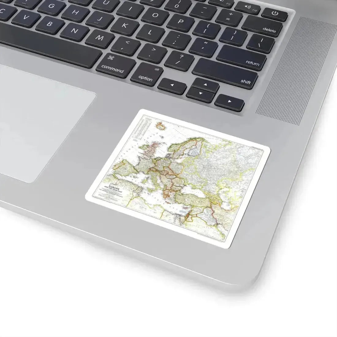 Europe and the Near East (1949) (Map) STICKER Vinyl Kiss-Cut Decal - The Sticker Space