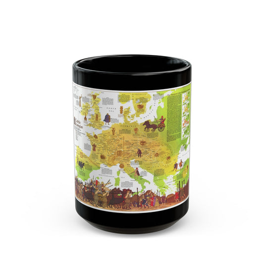 Europe - Celtic (1977) (Map) Black Coffee Mug-15oz-The Sticker Space