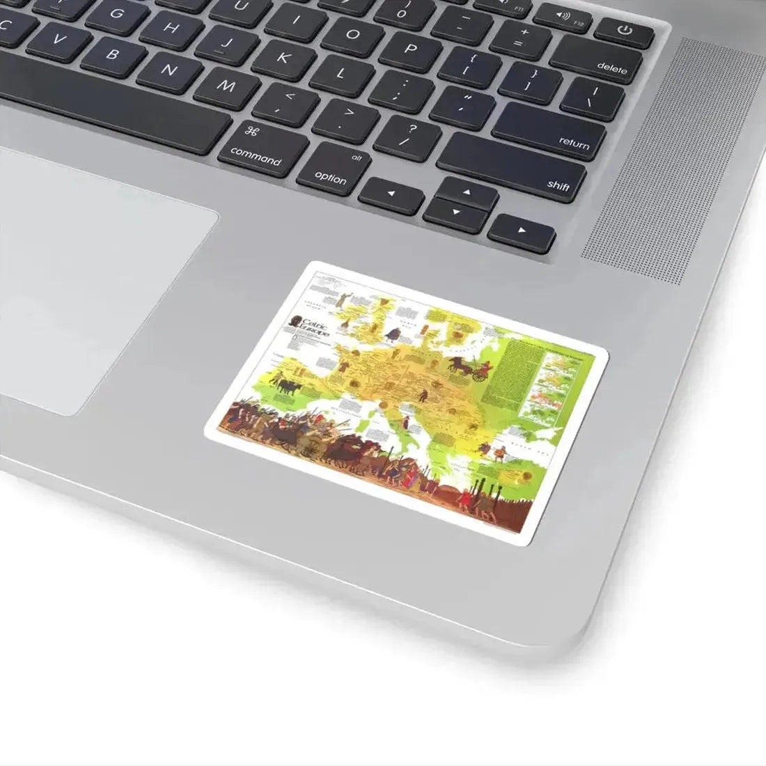 Europe - Celtic (1977) (Map) STICKER Vinyl Kiss-Cut Decal - The Sticker Space