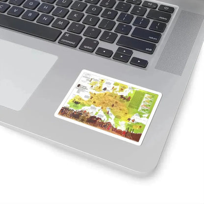 Europe - Celtic (1977) (Map) STICKER Vinyl Kiss-Cut Decal - The Sticker Space