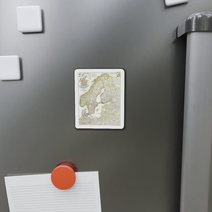 Europe, Northern (1954) (Map) Refrigerator Magnet-The Sticker Space