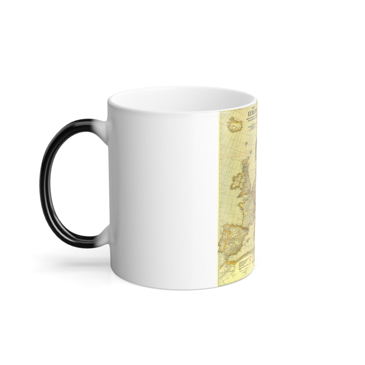 Europe, Peace Conference at Paris (1920) (Map) Color Changing Mug 11oz-11oz-The Sticker Space