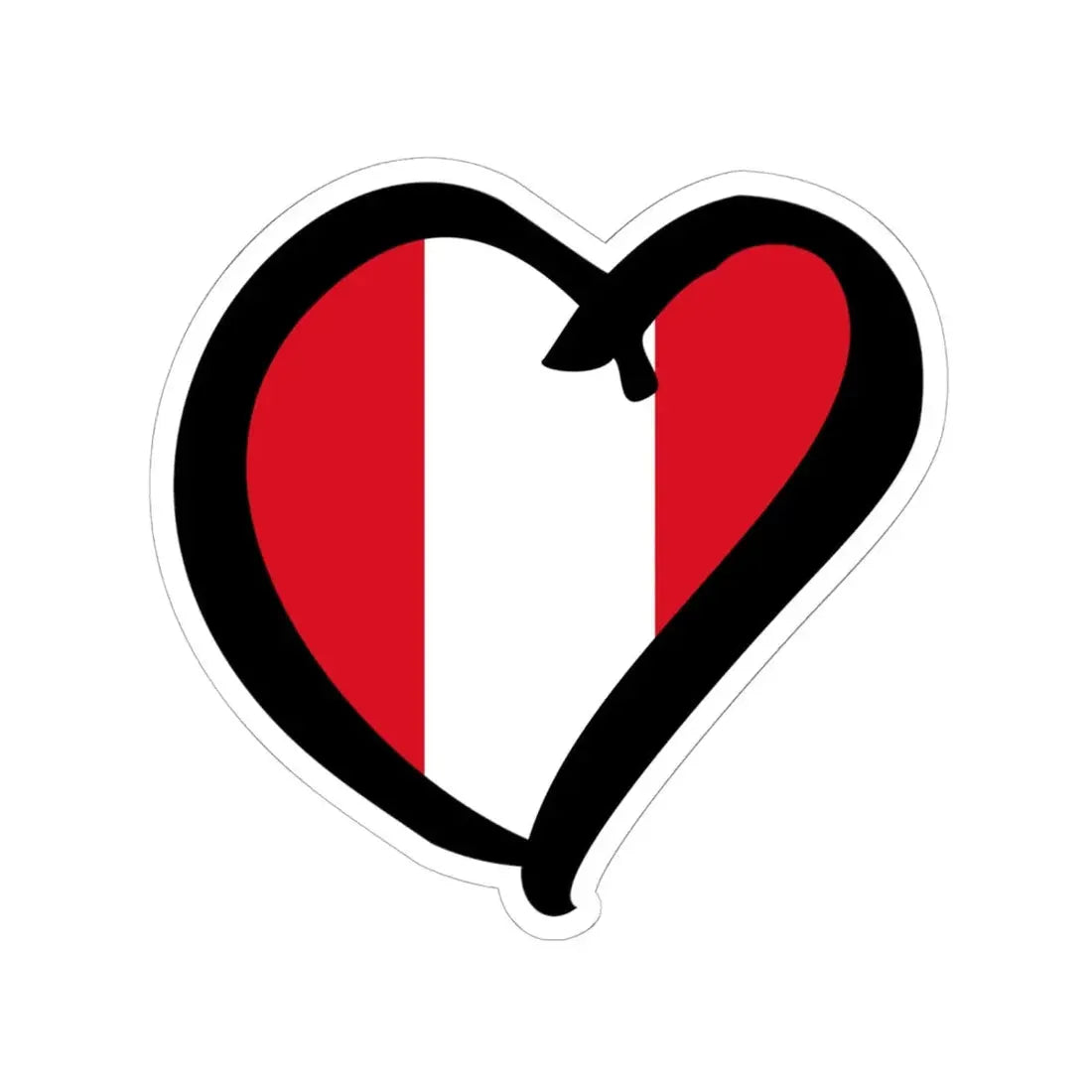 EuroPeruAnterior (Peru) STICKER Vinyl Kiss-Cut Decal 6 Inch White - The Sticker Space