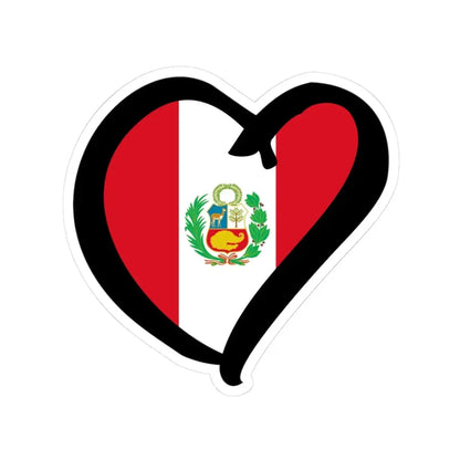 EuroPeruAnterior state (Peru) STICKER Vinyl Kiss-Cut Decal 3 Inch White - The Sticker Space