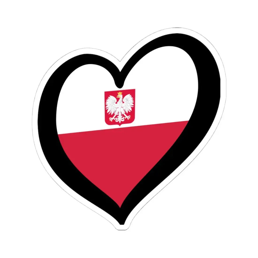 EuroPolonia state (Poland) STICKER Vinyl Kiss-Cut Decal 4 Inch White - The Sticker Space