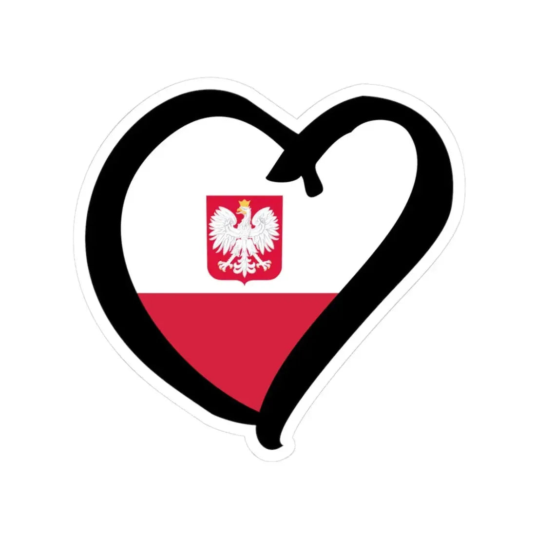 EuroPoloniaAnterior state (Poland) STICKER Vinyl Kiss-Cut Decal 3 Inch White - The Sticker Space