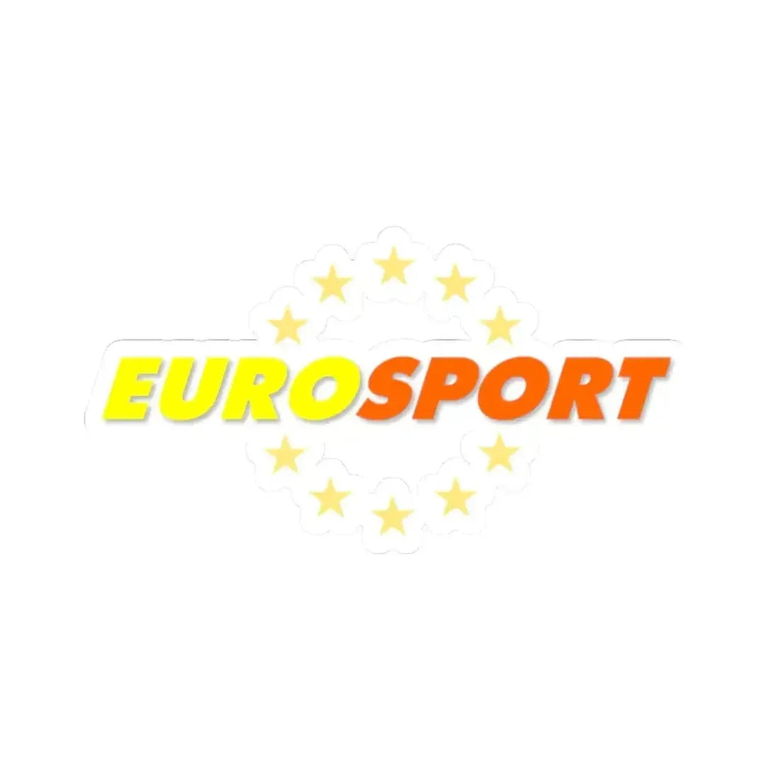 EuroSport (1990) (Logo) STICKER Vinyl Kiss-Cut Decal 2 Inch White - The Sticker Space