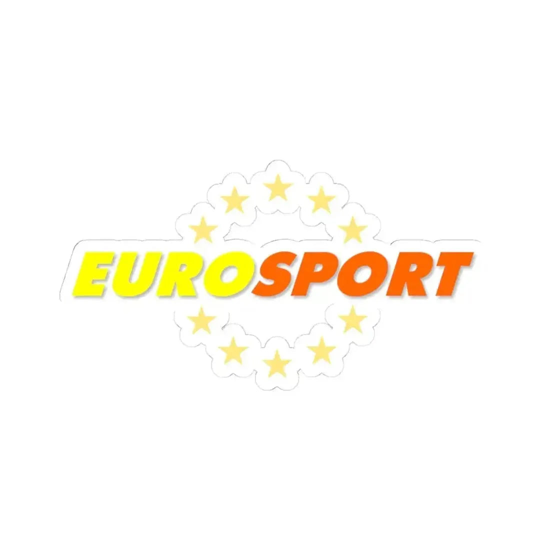 EuroSport (1990) (Logo) STICKER Vinyl Kiss-Cut Decal 4 Inch White - The Sticker Space
