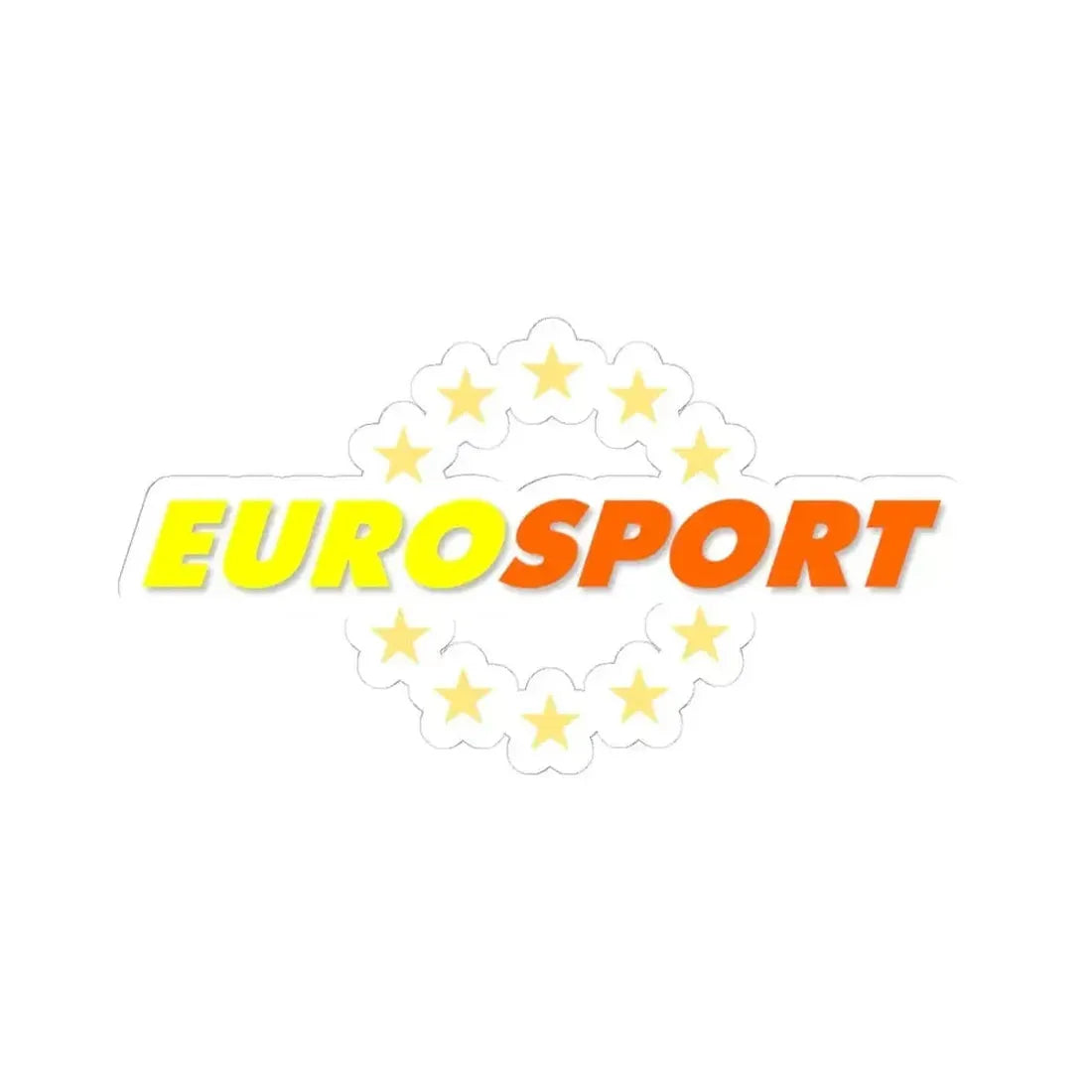 EuroSport (1990) (Logo) STICKER Vinyl Kiss-Cut Decal 6 Inch White - The Sticker Space