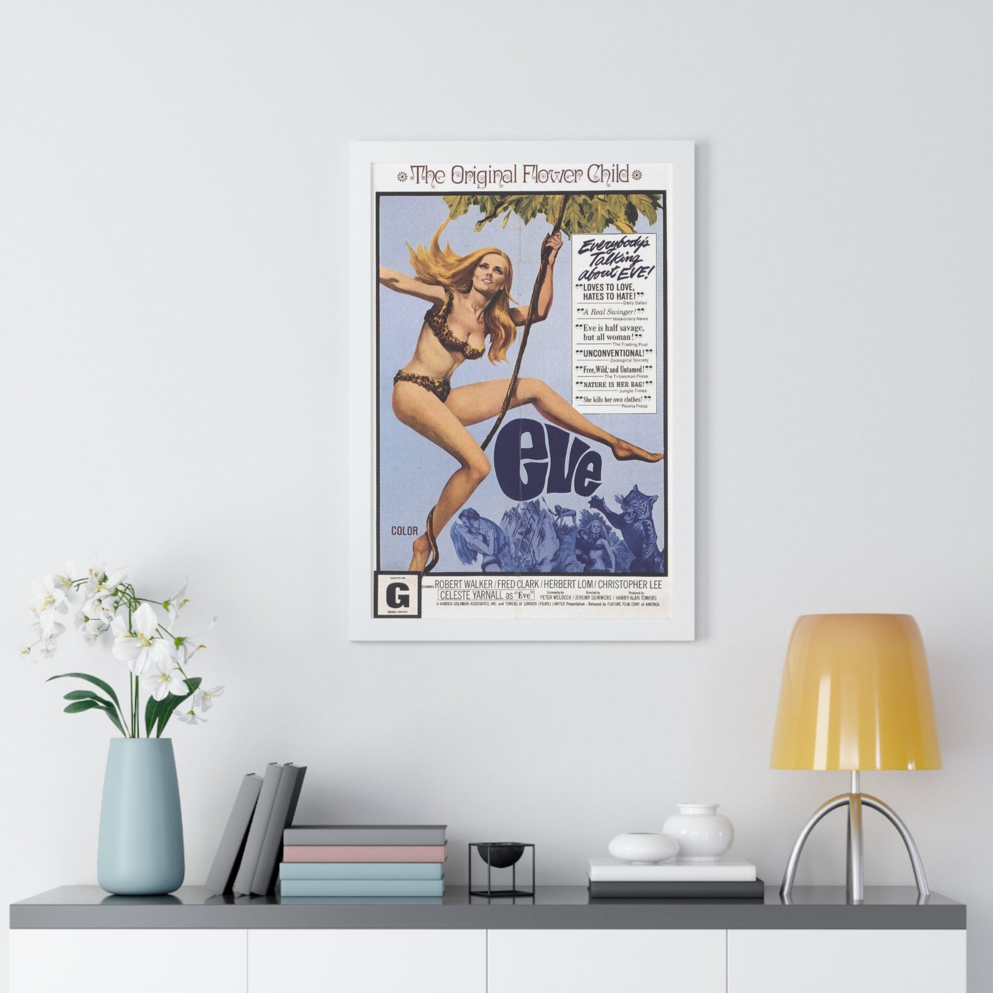 EVE 1968 - Framed Movie Poster-The Sticker Space