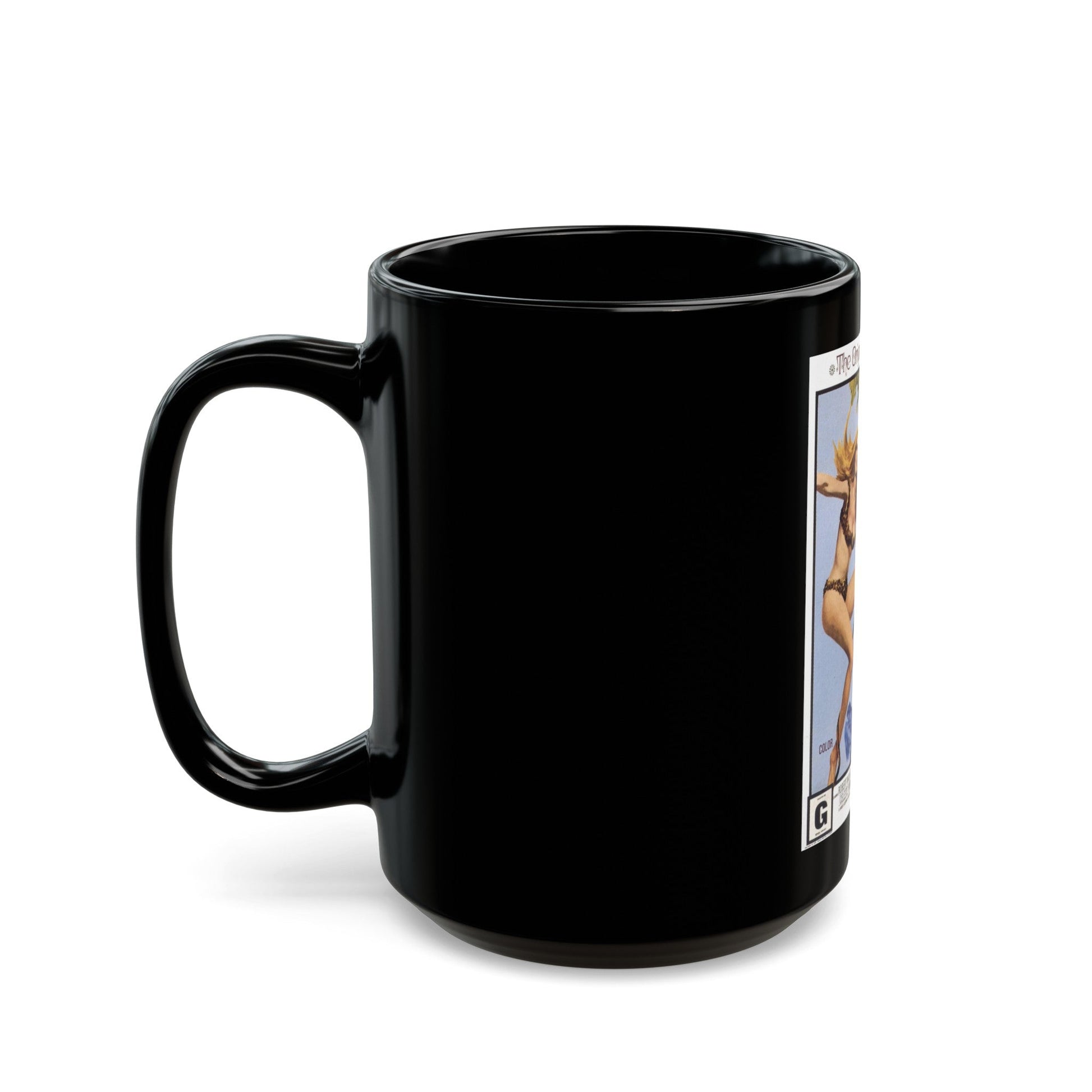 EVE 1968 Movie Poster - Black Coffee Mug-The Sticker Space