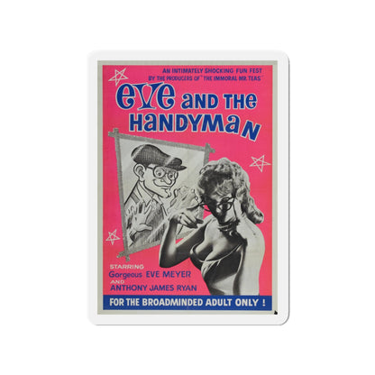 EVE AND THE HANDYMAN 1961 Movie Poster - Die-Cut Magnet-3" x 3"-The Sticker Space