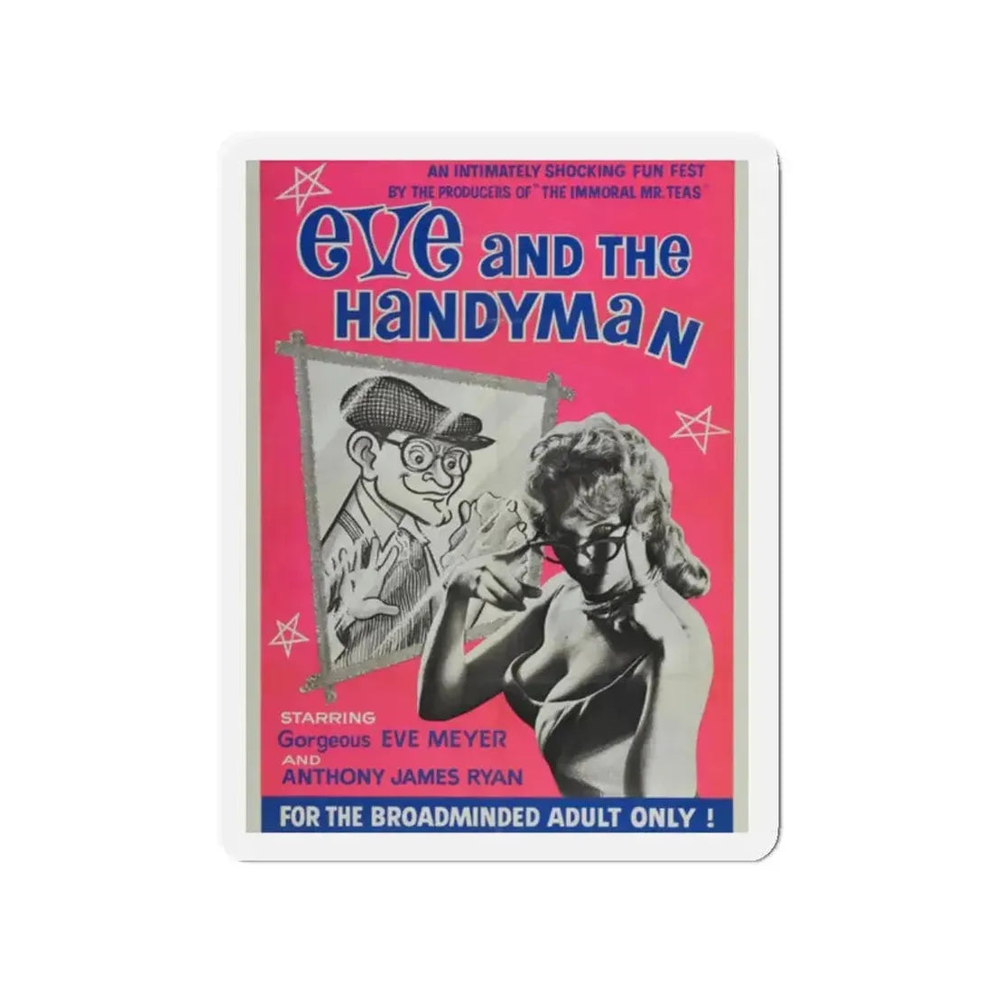 EVE AND THE HANDYMAN 1961 Movie Poster - Refrigerator Magnet - The Sticker Space