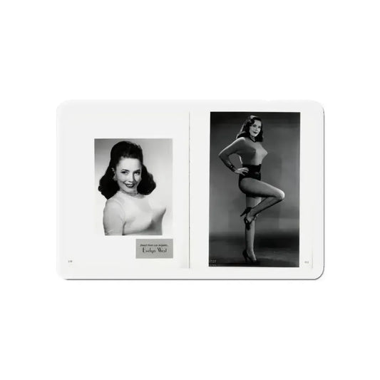 Evelyn West #22 - (Vintage Female Icon) Refrigerator Magnet 6 Inch Die-Cut - The Sticker Space