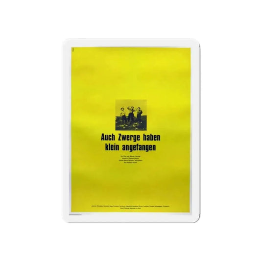 EVEN DWARFS STARTED SMALL 1970 Movie Poster - Refrigerator Magnet 6 Inch - The Sticker Space