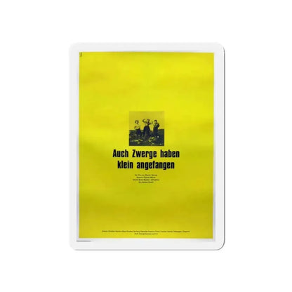 EVEN DWARFS STARTED SMALL 1970 Movie Poster - Refrigerator Magnet - The Sticker Space