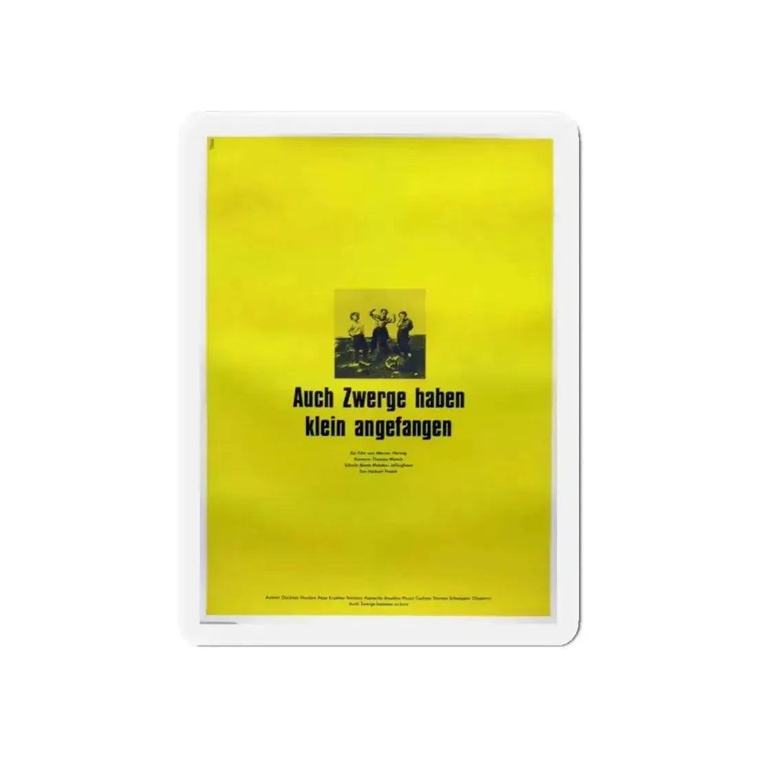 EVEN DWARFS STARTED SMALL 1970 Movie Poster - Refrigerator Magnet - The Sticker Space