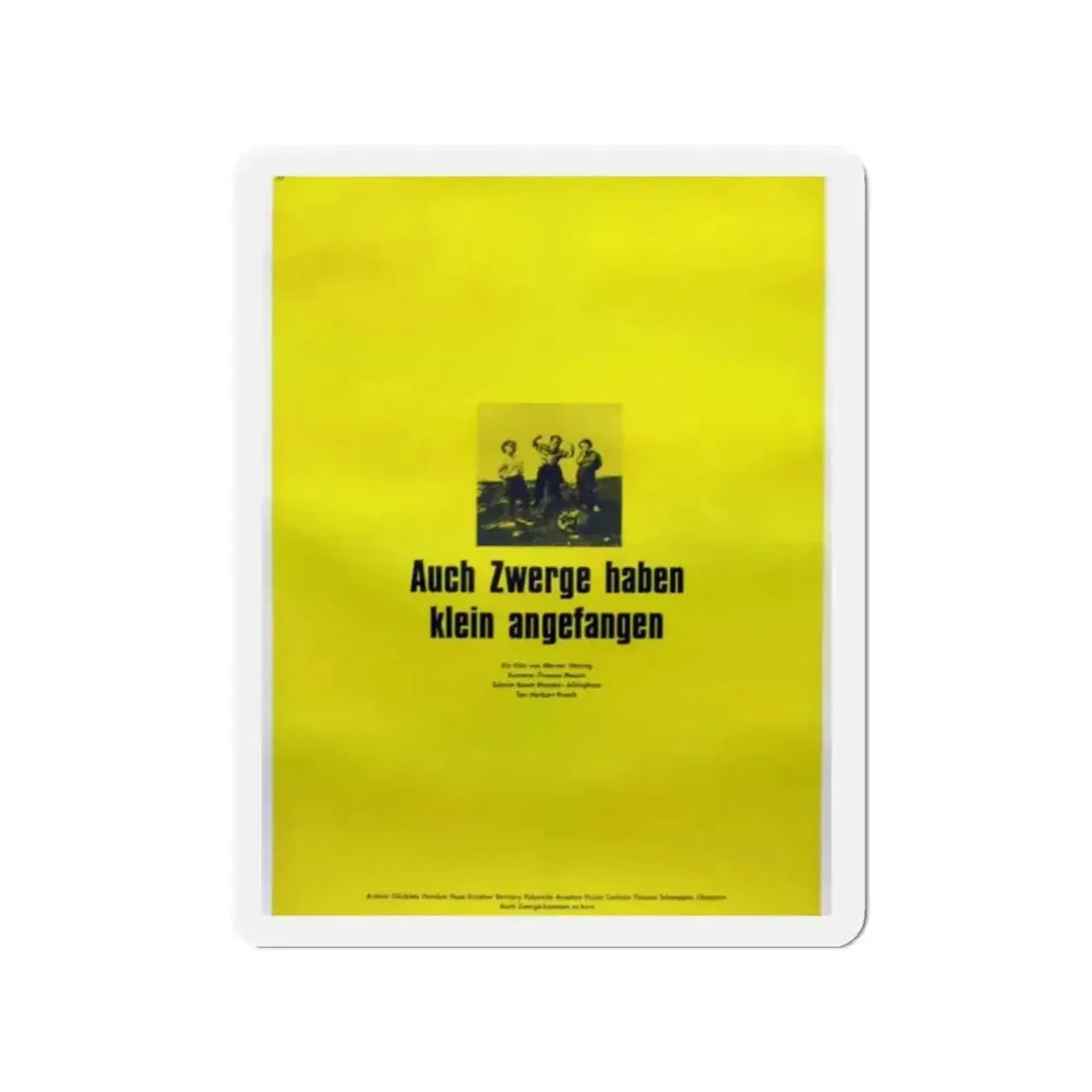 EVEN DWARFS STARTED SMALL 1970 Movie Poster - Refrigerator Magnet - The Sticker Space