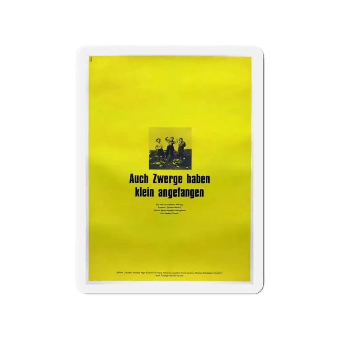 EVEN DWARFS STARTED SMALL 1970 Movie Poster - Refrigerator Magnet - The Sticker Space