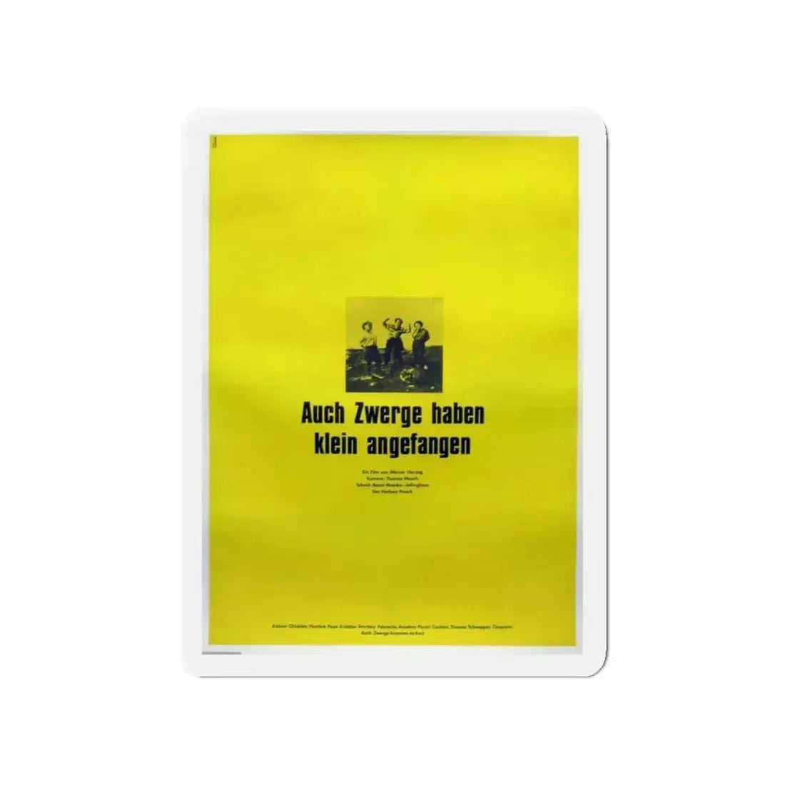 EVEN DWARFS STARTED SMALL 1970 Movie Poster - Refrigerator Magnet - The Sticker Space