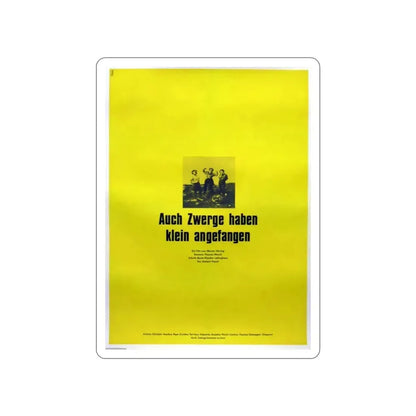 EVEN DWARFS STARTED SMALL 1970 Movie Poster STICKER Vinyl Die-Cut Decal 3 Inch - The Sticker Space
