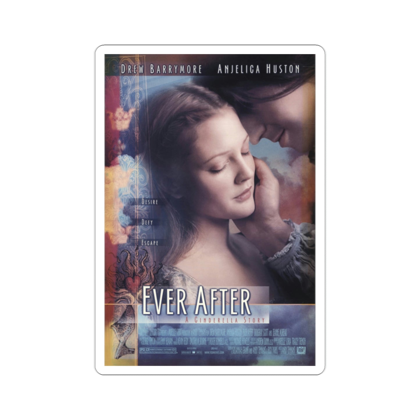 Ever After 1998 Movie Poster STICKER Vinyl Die-Cut Decal-2 Inch-The Sticker Space