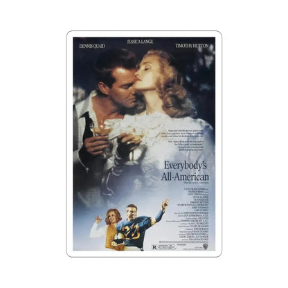 Everbody's All American 1988 Movie Poster STICKER Vinyl Die-Cut Decal 3 Inch - The Sticker Space