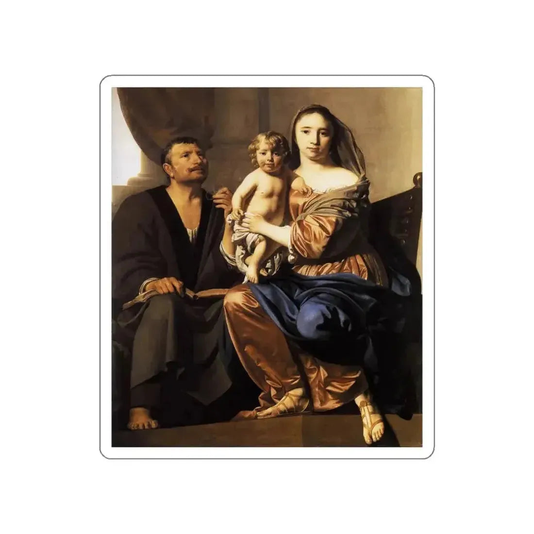 EVERDINGEN, Caesar van - Holy Family (Artwork) STICKER Vinyl Die-Cut Decal - The Sticker Space