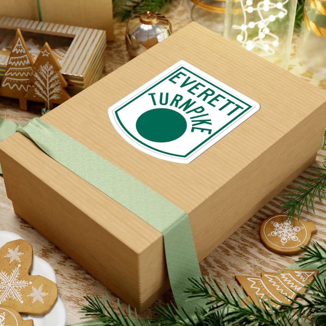 Everett Turnpike (New Hampshire) (Road Sign) STICKER Vinyl Kiss-Cut Decal - The Sticker Space