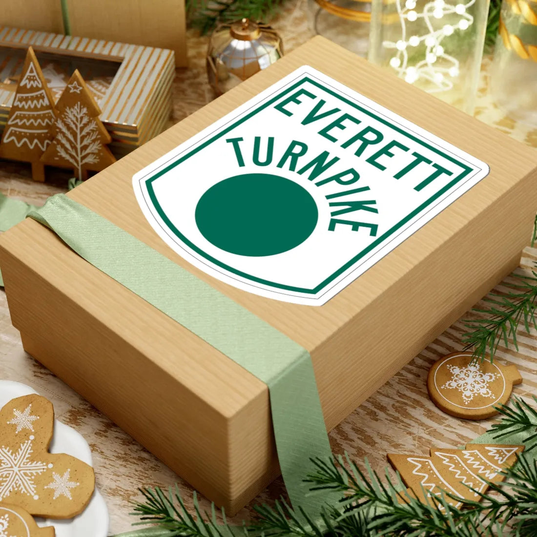 Everett Turnpike (New Hampshire) (Road Sign) STICKER Vinyl Kiss-Cut Decal - The Sticker Space