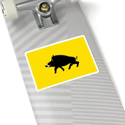 Evergem vlag (Belgium) STICKER Vinyl Kiss-Cut Decal - The Sticker Space